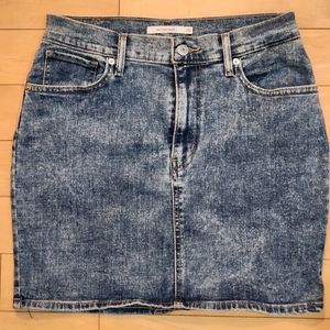 Levi's Mile High Denim Short Skirt Sz 28 Mini  Women's Jean